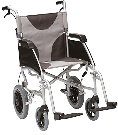 Drive Devilbiss Ultra Lightweight Enigma Transit Wheelchair, 17 Inch Seat Width