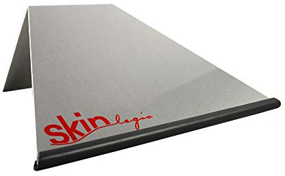 SKINLegis Buchstütze Gr. S (Steuergesetze) mit rutschfester Gummikante: Aluminium/Gummi Buchstütze für Loseblattwerke mit Textblockbreite 72 mm