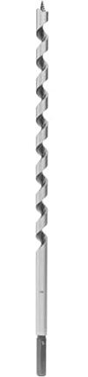 ENT 41007 Schlangenbohrer WS, Durchmesser (D) 8 mm, NL 165 mm, GL 235 mm, S 6,35 mm 1/4 6-kant