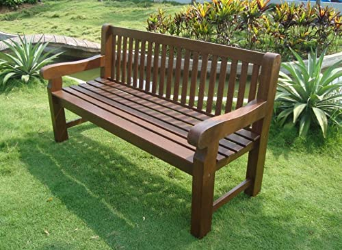 Gartenbank 3-Sitzer 162x69x90cm Holz extra stabil Eukalyptus FSC