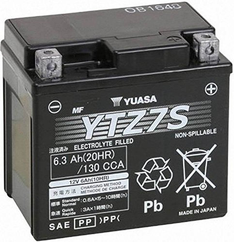 Batterie AGM SYM Jet 50 SR SportX 2006-2014 Yuasa YTZ7S 12V 6Ah