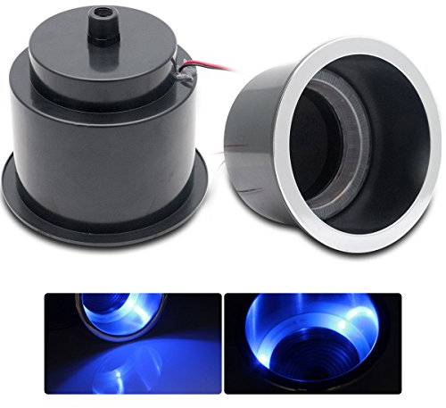 Maso Porte-gobelet à LED, 12 V, lampe LED bleue pour bateau, camion, voiture, camping-car