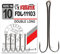FANATIK Doppelhaken Double Long FDL-11103 gr. 8, 6, 4, 2, 1, 1/0, 2/0, 3/0, 4/0 jig Angel Fishing Hook für Gummiköder Offset (Black, 30mm - #6-5 Stück)