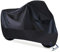 QWORK Housse Moto Exterieur, Bache Protection Moto, Anti Pluie Anti Neige Anti Poussière, 210T,4XL, 295x110x140cm