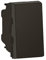 Legrand - Poussoir Mosaic Easy-Led 6A 1 module - noir mat