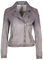 Gipsy - Damen Lederjacke Bikerjacke Lammleder Dusty Blue Größe Medium