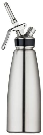 Siphon Crème Chantilly 1 L Ø 9,5X26,5 Cm Argente Inox