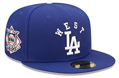 New Era Los Angeles Dodgers MLB Team League Dark Royal 59Fifty Basecap - 7 5/8-61cm (XL)