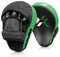 Pratzen Boxen mit hochwertiger Polsterung-1 Paar Kickboxen Boxpratzen für optimale Schlagdämpfung,Trainerpratzen Boxing Pad für Männer Frauen,Schlagkissen für Karate MMA Taekwondo Muay Thai-Dunkelgrün