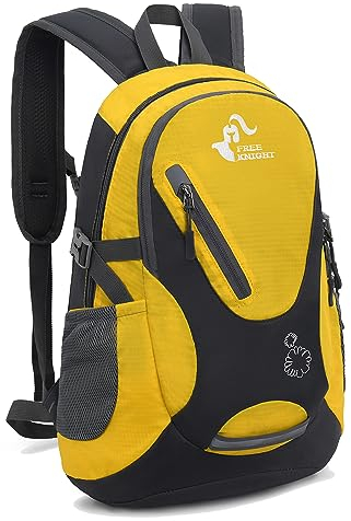 Bseash Kleine Größe 20L leichte wasserdichte Rucksack, Outdoor Sport Travel Daypack für Radfahren Wandern Reiten Radfahren Reisen (Jaune)