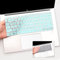 i-Tensodo 2 PCS Keyboard Cover for 2024-2022 HP EliteBook 830 835 840 845 1040 G9 G10 13.3 14 inch Laptop Accessories Keyboard Protective Skin (Not fit 840 845 1040 G8 G7 G6 G5 G4 G3)-HotBlue+Clear