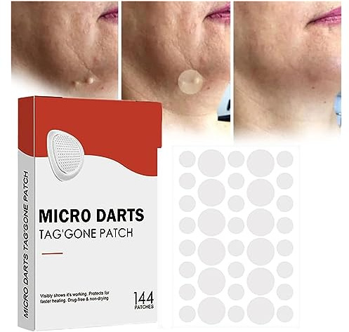 2023 New Blusoms Microdarts Tag'gone Patch, Blusoms Micro Darts Tag Gone Patch,Neutroera Blusoms Pro Microdarts Tag'Gone, Spot Stickers for Face and Skin (1 Box)