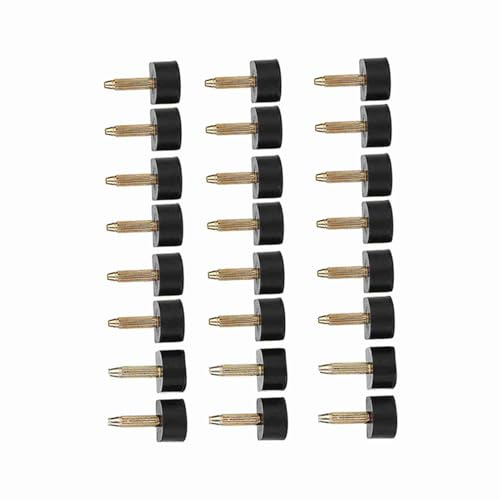 Hiraith 24 Stück Ersatzspitzen Hohe Absätze, Rutschfeste Schuhe, Reparatur von Fersendübeln, Schutz (13x13cm)