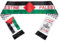 Kunoli Palestine Flag Scarf, Double Side Satin Palestinian Shawl, Arab Muslim Hijab Keffiyeh, Support Palestine Save Gaza Islamic Gift for Men Women Wedding Holiday Ramadan