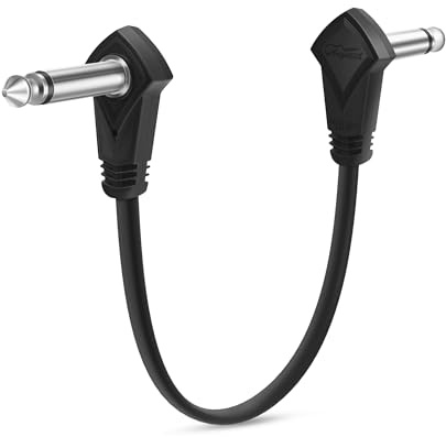 Augioth 60 cm 24 Zoll niedriges Profil Gitarre Patch Kabel
