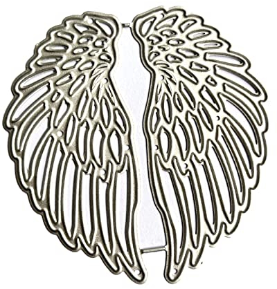 ZSYTF Metall Stanzformen Flügel Prägeschablone Stanzformen Für Kartenherstellung Scrapbooking Papierhandwerk DIY Vorlage Handgefertigte Schneidvorlagen Für Kunsthandwerk