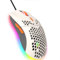 Kabelgebundene Gaming-Maus, 6 RGB-Beleuchtung 6400 DPI Programmierbare USB-Gaming-Maus, 6 Tasten, Wabenschalen-PC-Spieler Ergonomisches Design für Xbox PS4-Grau Orange