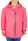 PERLETTI Veste Imperméable Enfant 6 7 8 9 10 11 Ans - Veste Blouson de Pluie Fille Fillette Garçon avec Détails Réfléchissants - Manteau Coupe Vent Rose Bleu de Sport Outdoor (10/11 Ans, Rose)