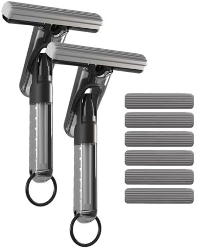 meiyan Mini Trapeador en Aerosol para Limpieza de Encimeras, Trapeador de Esponja con una Pequeña Botella de, Mini Trapeador Autoexprimible Semiautomático