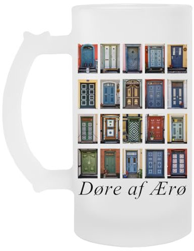 Jinbetee Doors Of Aero Transparenter Bierglas-Trinkbecher Mit Griff