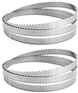 scie à ruban portable, Lames de scie à ruban portables, 2 pièces, 1260x16mmx4T/49.6 x 0.6 x4T, remplacement for le travail du bois, la viande et la coupe des aliments
