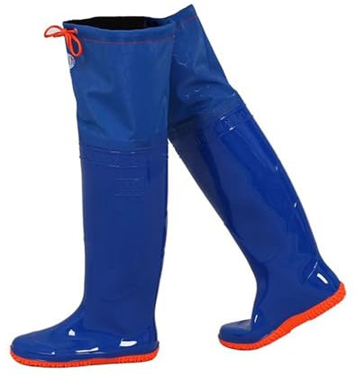 Watstiefel Leichte Wathose Für Angeln Und Jagen, 60 cm Hohe Watstiefel Mit Rutschfester Sohle, Wasserdicht Hält Warm(43 EU)