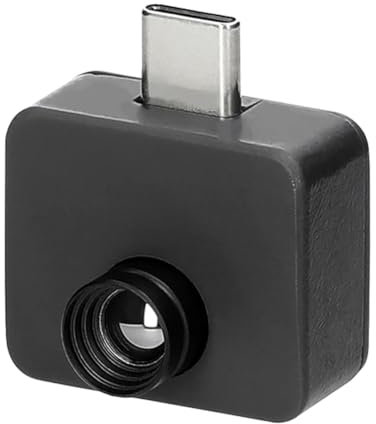 Yopeissn TIOP02 Imageur Thermique pour Téléphone Portable -20 ℃ -1000 ℃ Caméra D'Imagerie Thermique Portable Résolution 32 X 32 Interface C Contrôle par Application