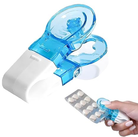 2024 New Portable Pill Taker Household Gadgets, Pill Extractor Tool Pill Popper Tool Blister Pack Opener Popper Assistance Tool, Pill Popper for Blister Packs for The Elderly, Disabled (1PC)