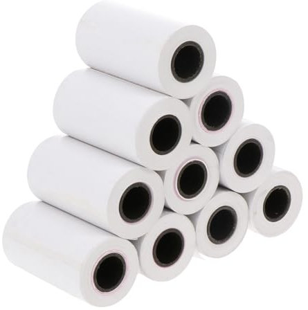 SHOWERORO 10rollen Thermopapier Kassenrollen Pos-papierrolle Bedruckbar Thermopapierrollen Für Thermodrucker