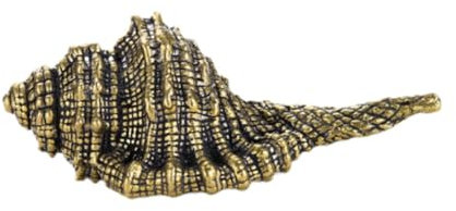 KESOTO Messing Muschel, Mini Sammelfigur, Geschenk, Kupfer Kunsthandwerk, Figur für