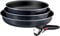 Tefal Ingenio Enjoy - Juego de 3 Sartenes 22/24/28 cm + Mango extraíble, Apto inducción, antiadherentes, revestimiento titanio, Thermo-signal, calentamiento rápido, apto lavavajillas y horno