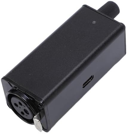 Annadue Portable Headphone Amplifier, In-Ear Monitor Amp with XLR 3.5mm Jack, 32-600 Ohm HiFi Earphone Amp, for Drummer,Band,Studio