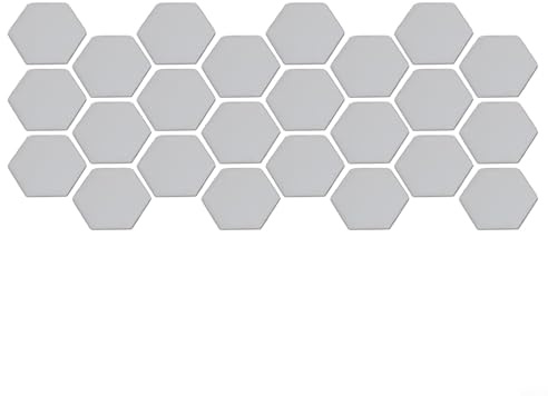 24pcs Hexagon Mirror Tiles, 3D Hexagon Mirror Wall Stickers 24pcs Set Decorative Tile Decals Living Room Dining Room Bedroom Home Decor Silver Plastic Peel