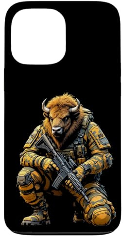 Military Bison, Tactical Gear Case for iPhone 13 Pro Max
