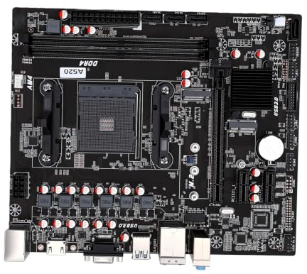 Zhjvihx Scheda Madre Micro ATX, Supporto per Processori Ryzen di Terza, Quarta e Quinta Generazione, 128GB DDR4 3200MHz, for Computer Desktop | DDR4 Dual Channel, Slot SSD M.2 NVMe, PCIe X16, LAN Gigabit e 3.0