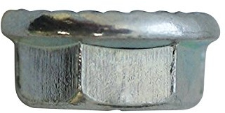 Connect 31367 Serrated Flange Nuts 6mm 100pc