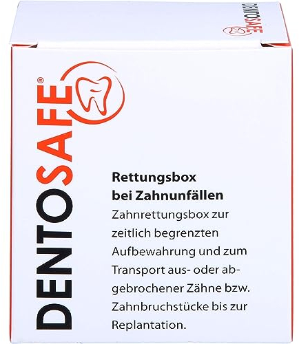 DENTOSAFE Zahnrettungsbox zur Aufbewahrung des Zahnes oder von Zahnbruchstücken - Zahn retten statt ersetzen