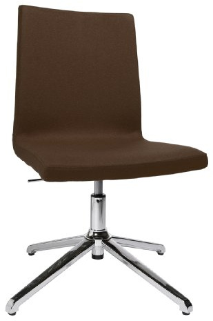 Topstar SEA190L59 Konferenz- und Besucherstuhl Sitness Cube, Bezugsstoff DunkelBraun