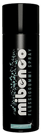 mibenco 71416034 Flüssiggummi Spray / Sprühfolie, Türkis Glänzend, 400 ml -Schutz für Oberflächen und zum Felgen lackieren