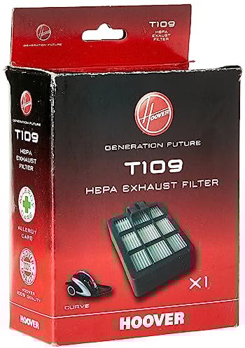 Hoover 35601326 Filtre d'échappement incurvé T109 Authentique, Mixte