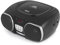 Akai A60009 CD-Radio Boombox mit AM/FM Radio und LED Display - Schwarz CD, Radio, Radiorekorder Schwarz