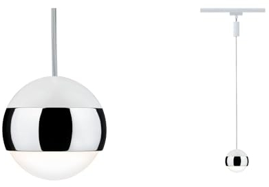 Paulmann URail System LED Pendel Capsule II 1x6W Weiß/Chrom 230V Metall dimmbar