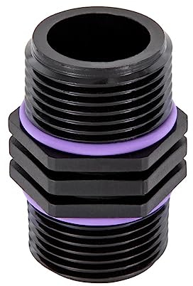 REKUBIK Doppelnippel 2X Aussengewinde mit O-Ring Größe 2 AG x 2 AG