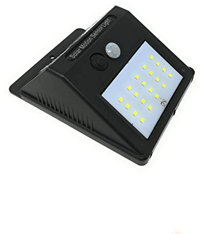 TEMPO DI SALDI Faro da 20 LED con Pannello Solare e Sensore di Movimento Faretto Crepuscolare
