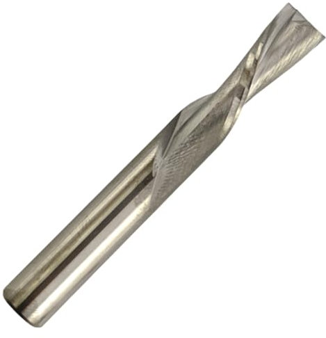 Rennie Tools - 4mm Cutting Diameter x 22mm Flute x 4mm Shank Solid Carbide Down Cut 2 Flute Spiral Router Bit/Cutter For Soft & Hard Woods, MDF, Laminated Plywood, Particle Board Etc.