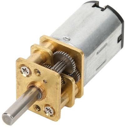 GA12-N20 DC 3V Getriebemotor Geräuscharmes Getriebe mit hoher Torsionsreduzierung 15-1000 U/min mit Metallgetriebe Miniatur Elektrische Getriebe für DIY RC Spielzeug(50RPM)