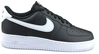 NIKE Air Force 1 '07, Zapatillas Hombre, Negro Black White, 41 EU