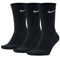 Nike Every Day Lightweight Socks Socken 3er Pack (DE/NL/SE/PL, Alphanumerisch, M, Regular, Regular, black)