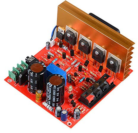 ESmoda Verstärker Audio Board 180W+180W 2.0 Kanal FET Lautsprecher Verstärker Sound Vorverstärker AC18V-26V mit Lüfter