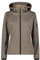 CMP - Giacca donna cappuccio zip, Sesamo Mel-Nero, S